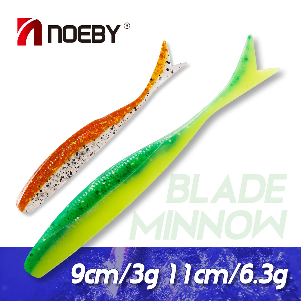 Fishing Lure Blade Bait - NOEBY leurre souple lame vairon 9