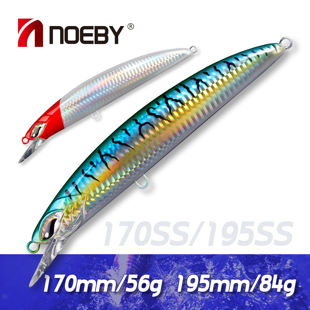 Fishing Lure Jerkbait - NOEBY Leurre Minnow à coulée lourde