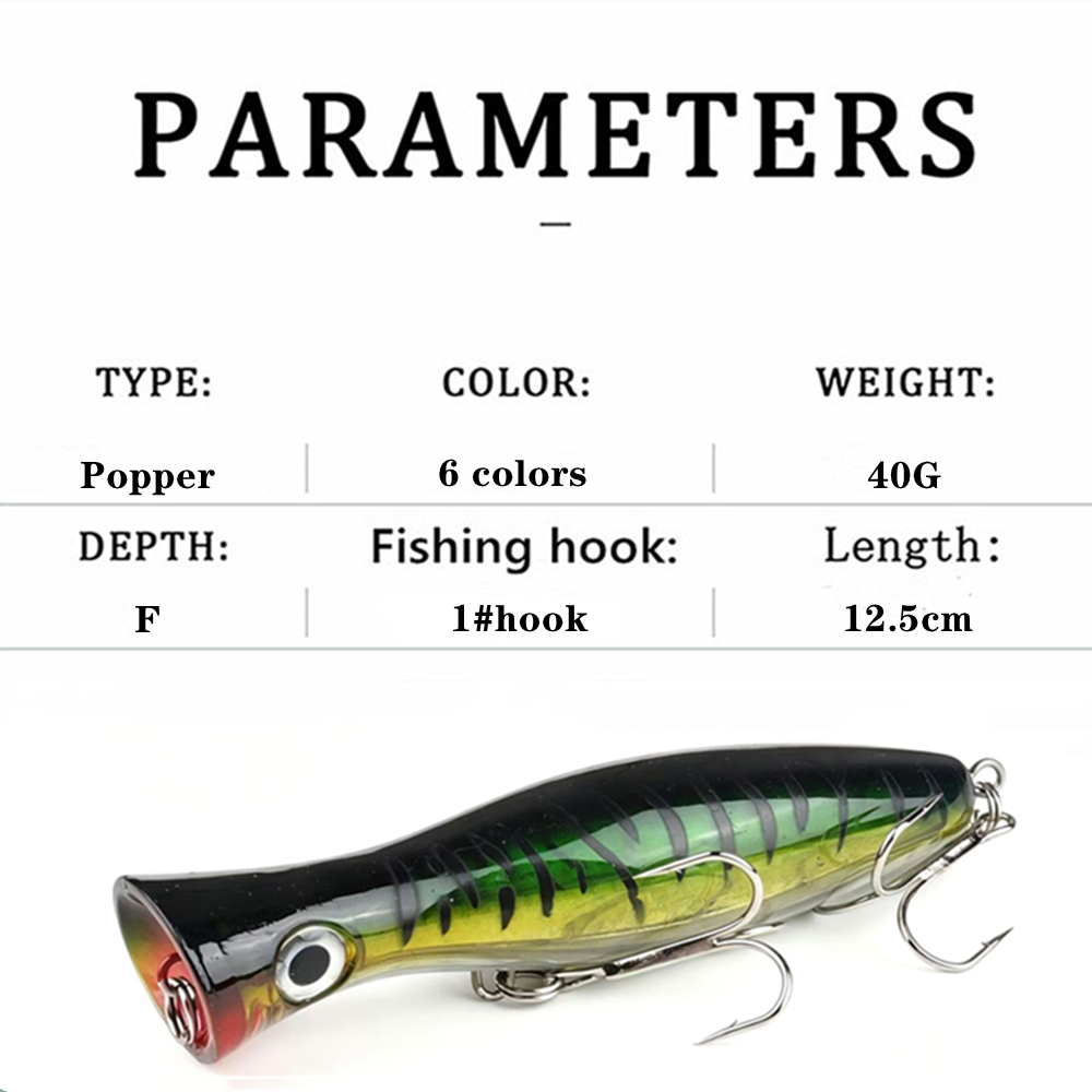 1 pièce 41g Grand Popper Wobbl - Fishing Lure Popper avis et prix