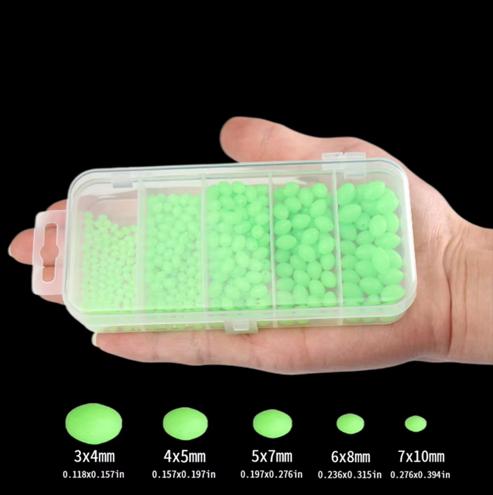 375 pièces/ensemble nuit lumin - Fishing Lure Soft Plastic avis et prix