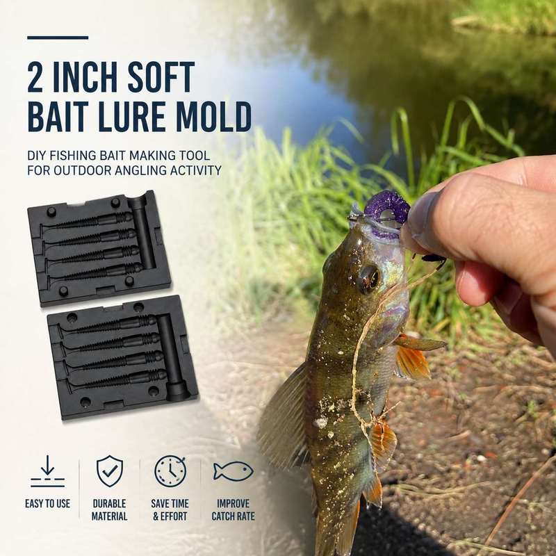 Moule pour appâts souples de 2 - Fishing Lure Making Kit avis et prix
